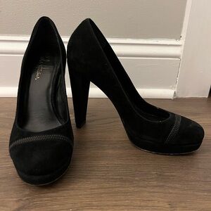 Cole Haan Black Suede Pumps